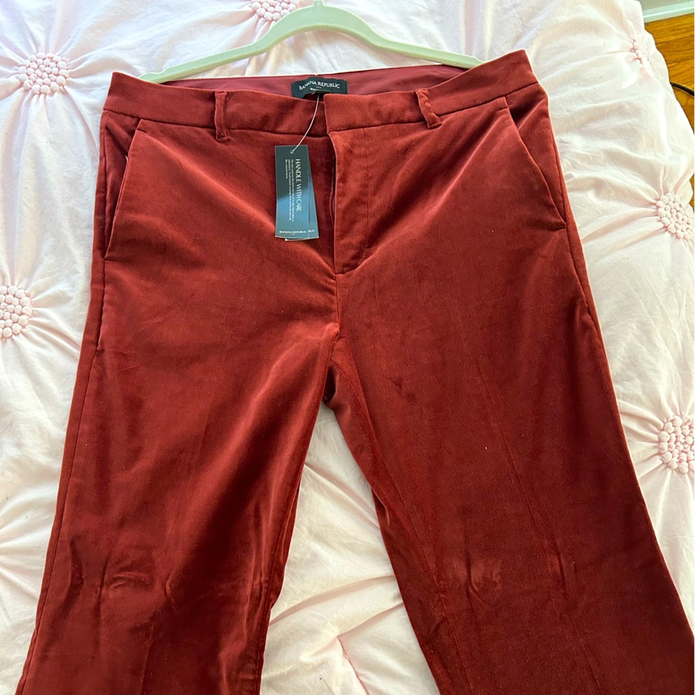 Banana republic bootcut velvet pants
